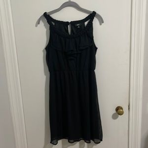 S, black cocktail dress
